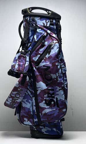 Srixon Camo Blue Stand Bag Camoflague 4-Way Divide Dual Strap Golf Bag