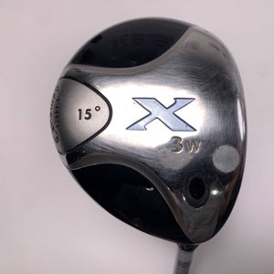 Callaway X 3 Fairway Wood 15* Fujikura Gems UltraLight 55g Ladies RH