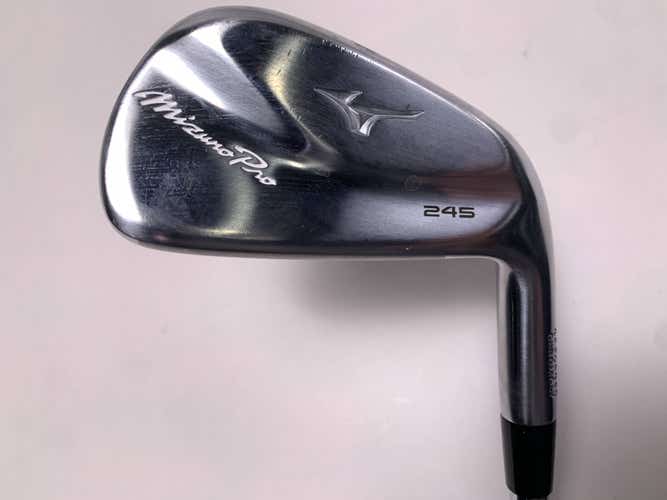Mizuno Pro 245 Single 7 Iron DG S300 105g Stiff Steel RH Midsize Grip +1.25"