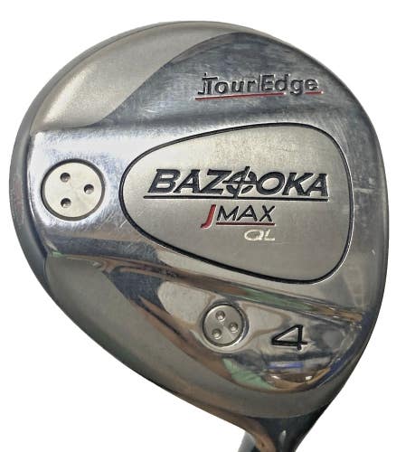 Tour Edge Bazooka JMax QL 4 Wood 17* RH 65g Regular Graphite 42.5" Nice Grip HC