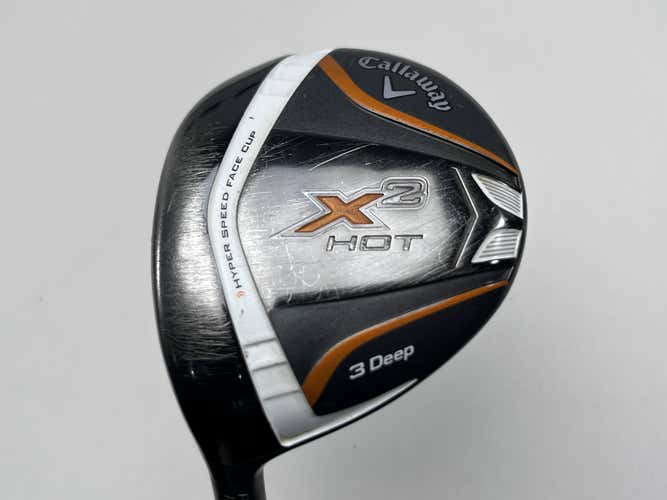 Callaway X2 Hot Pro Deep 3 Fairway Wood 14.5* Aldila Tour ATX 4.3 75g Regular LH