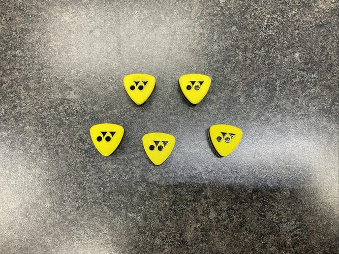 Yonex Tennis Racquet Dampeners (Yellow) 5 Pack