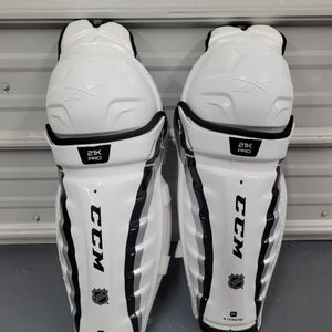 NEW! Senior CCM 21K PRO 16" Shin Pads Pro Stock (New)