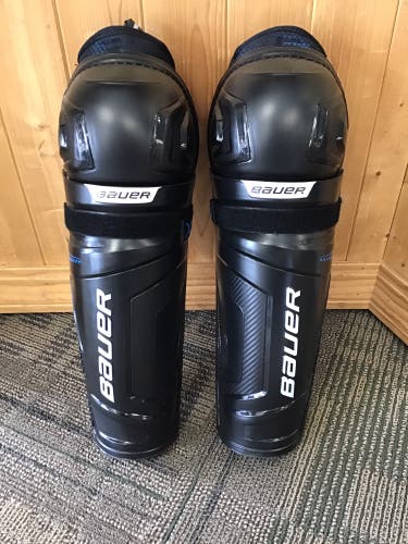 Senior Bauer X 14" Shin Pads (New)