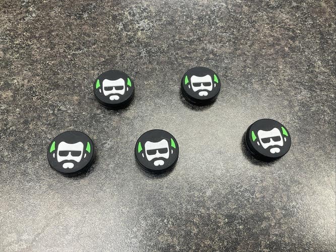 Rapper Tennis Racquet Dampeners 5 Pack (Two Sided)