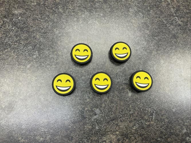 Happy Or Mad Face Tennis Racquet Dampeners 5 Pack (Two Sided)