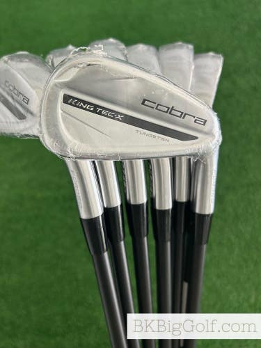 NEW Cobra King Tec X 25 Forged Iron Set 5-G / KBS PGI 75 Regular Graphite