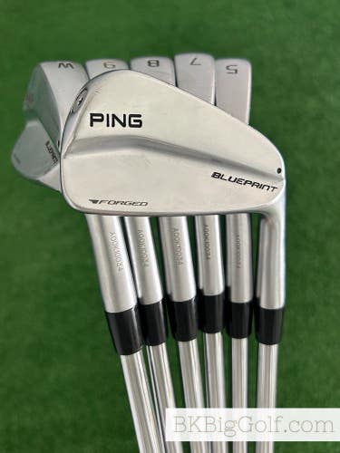 Ping Blueprint Forged Iron Set 5-W / KBS $-Taper 130 Extra Stiff