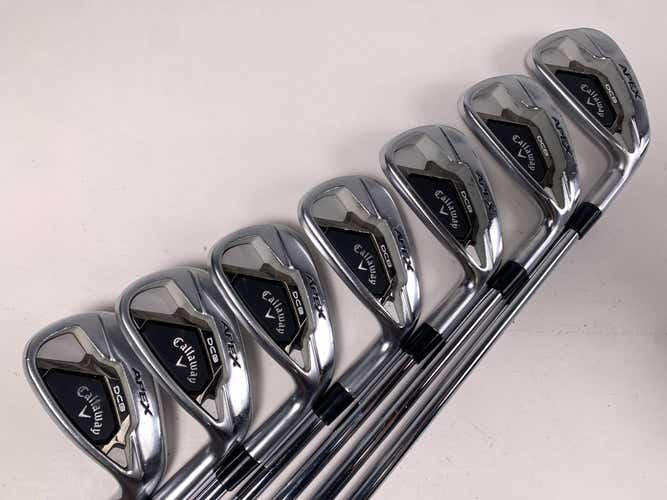Callaway Apex DCB 21 Iron Set 4-PW Elevate ETS VSS Pro 115g Stiff RH -1/2''