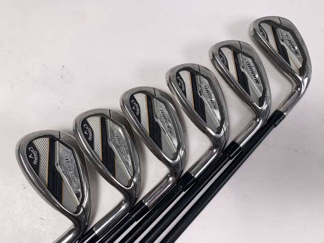 Callaway Mavrik Iron Set 6-PW+AW True Spec 60g Regular Graphite Mens RH