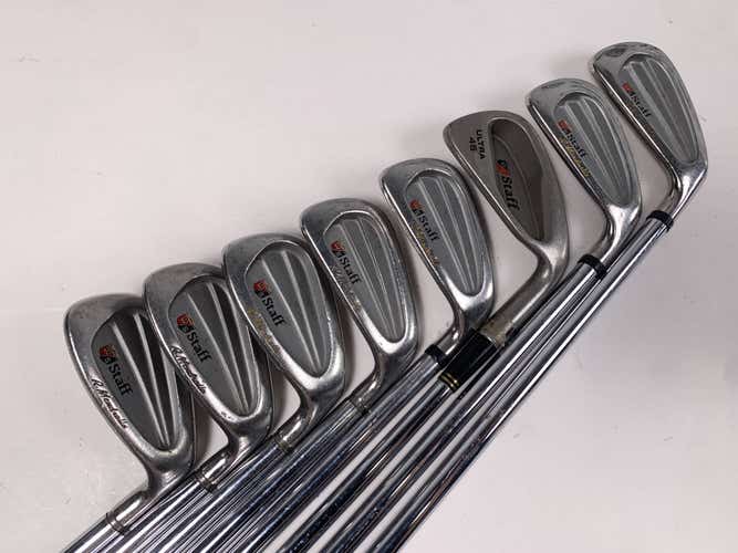 Wilson Robert Mondrella Signature Iron Set 3-PW+SW Stiff RH No 9 iron RATTLE