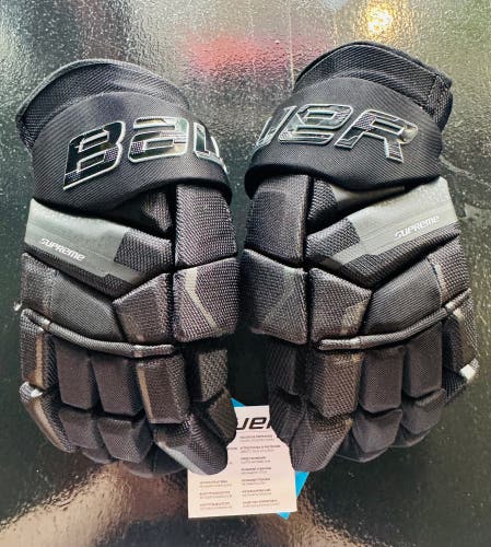 Bauer Supreme Mach Black Gloves 14" (New)