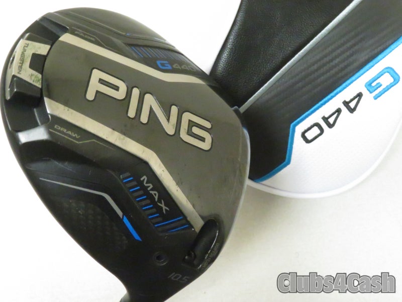 G440 MAX 10.5° PING TOUR 2.0 Chrome 65S PING G440 MAX Driver 10.5° TOUR 2.0 Chrome 65 X-Flex +Cover