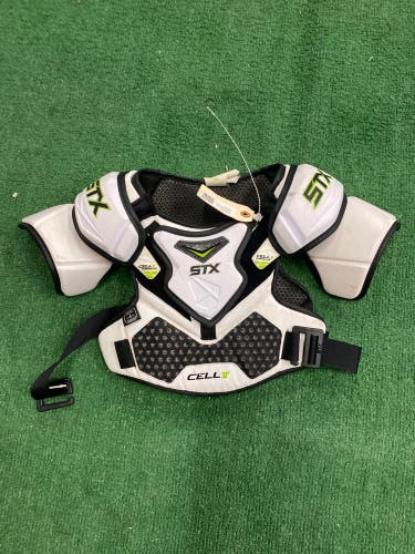 Medium Youth STX Cell V Shoulder Pads (Used)