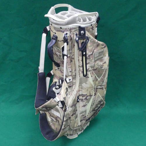 Bridgestone 2023 Tour B Camo 14-Way Golf Stand Bag w/ Raincover