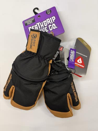 Deathgrip  Glove Co Werewolf Claw Pat Moore Mens M Black Snowboard NWT