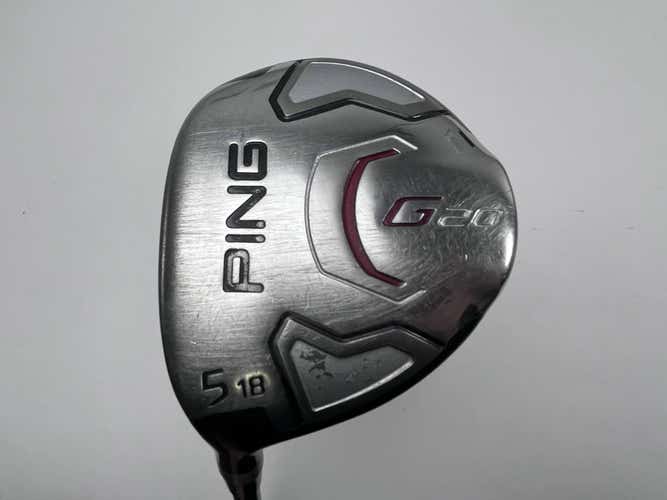 LEFTY Ping G20 5 Fairway Wood 18* TFC169F Regular Graphite Mens LH Midsize Grip