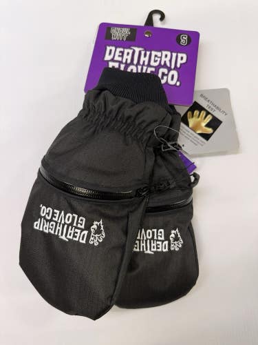 Deathgrip  Glove Co Ghoul Mitt Mens S Black Snowboard NWT
