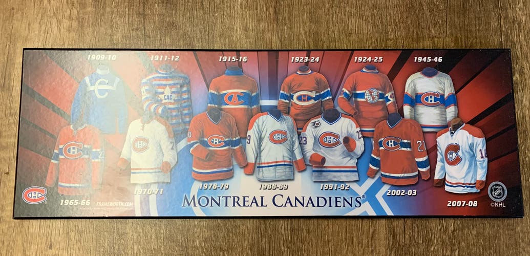 Montreal Canadiens wall art frameworth