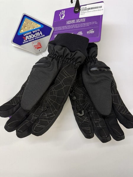 Deathgrip Glove Co Ghoul Glove Mens L Black Snowboard NWT