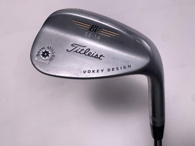 Titleist Vokey Spin Milled SM4 Chrome Sand Wedge SW 56* 14 Bounce Wedge RH