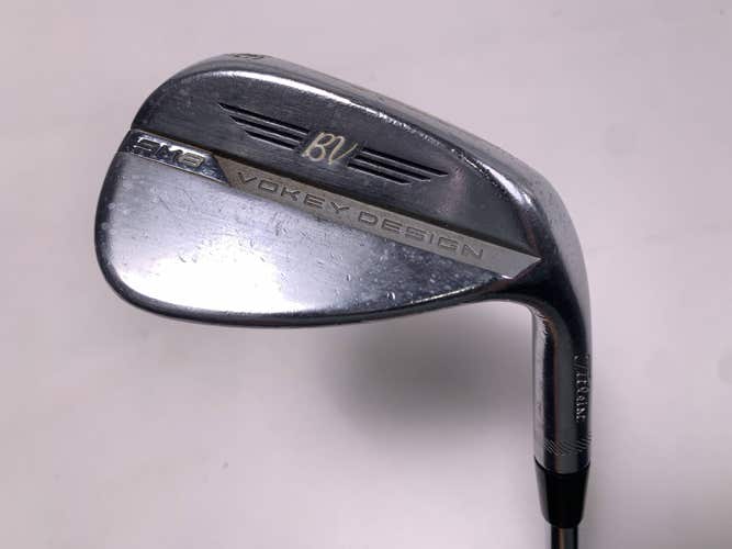 Titleist Vokey SM8 Tour Chrome Sand Wedge SW 56* 14 F-Grind Wedge Steel Mens RH