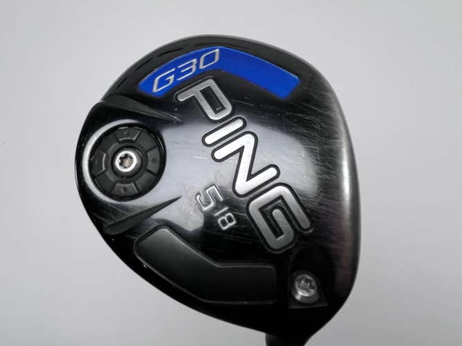 Ping G30 5 Fairway Wood 18* TFC 80 F Lite Senior Graphite Mens RH