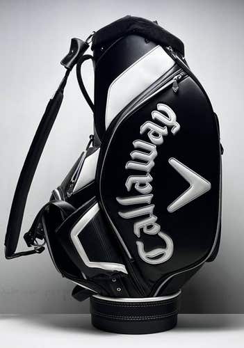 Callaway MD4 Staff Bag Black 6-Way Divide Single Strap Golf Bag