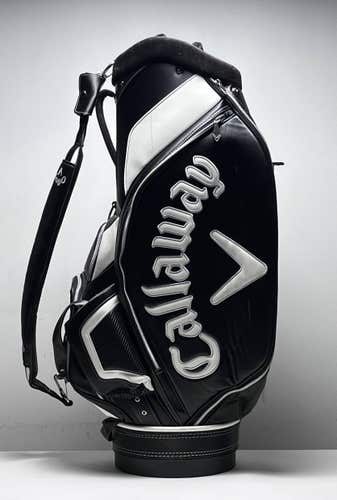 Callaway Jaws MD5 Staff Bag Black 6-Way Divide Single Strap Golf Bag
