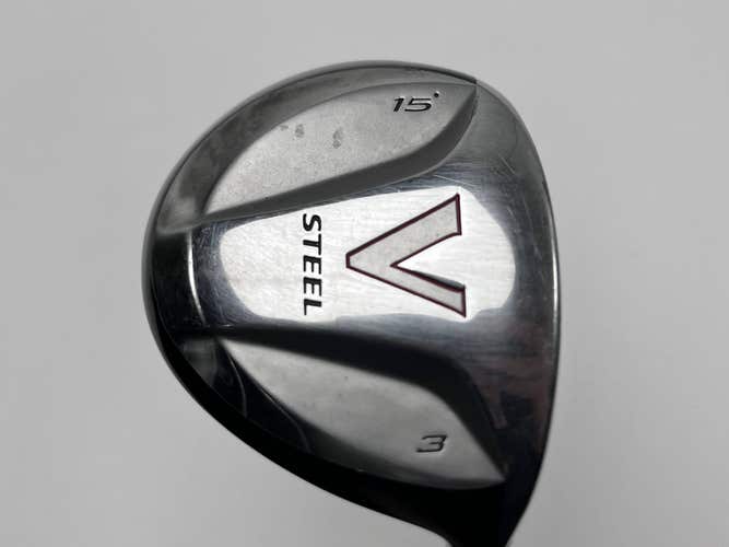TaylorMade V Steel 3 Fairway Wood 15* MAS2 Regular Graphite Mens RH