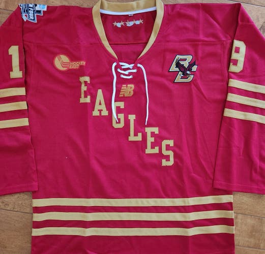 Boston College Eagles Hockey East Jersey Cutter Gauthier Anaheim Ducks