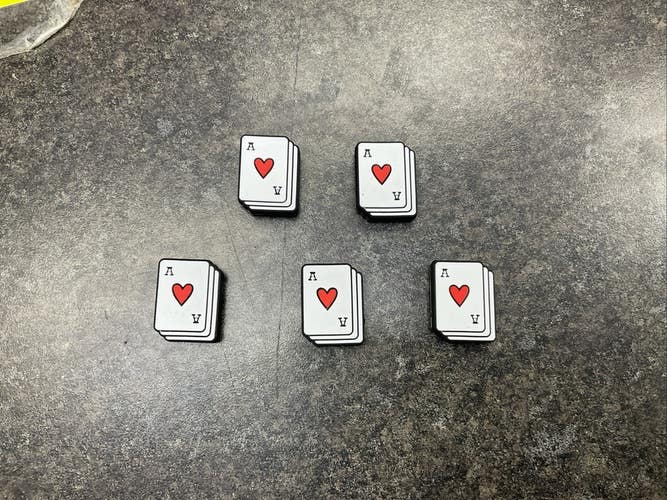 Ace Of Hearts Tennis Racquet Dampeners 5 Pack