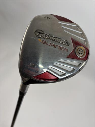 TaylorMade Burner Fairway Wood, 3W, 15*, LH, Flex R w/ Cover