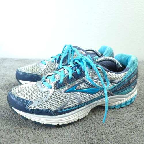 Brooks  Adrenaline GTS 13 Womens Size 8.5 Running Shoes Gray Sneakers Blue