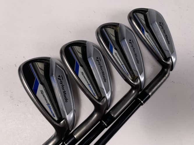 TaylorMade Speedblade Iron Set 6-9 VeloxT 55g Senior Graphite Mens RH