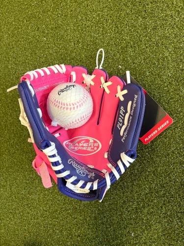 Rawlings Players Series RH Baseball Glove 9" with soft core ball (New)