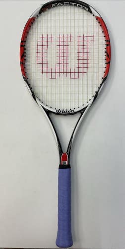 Used Wilson K Factor Six. One 95 Grip Size 4 1/4