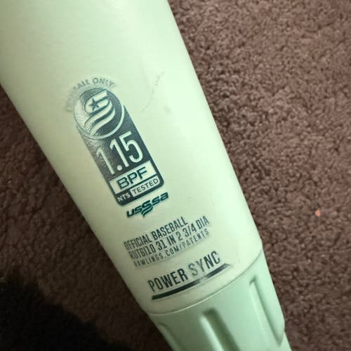 2026 Rawlings Icon Composite USSSA Certified Bat (-10) 21 oz 31" (Used)