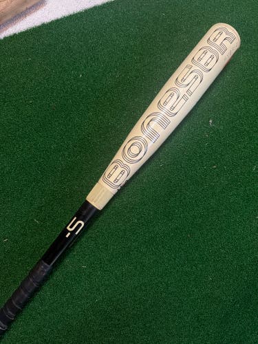 Used 31in Warstic BONESABER HYBRID USA BB/SB USA 26oz  2 5/8in Bat Almond Drop -5