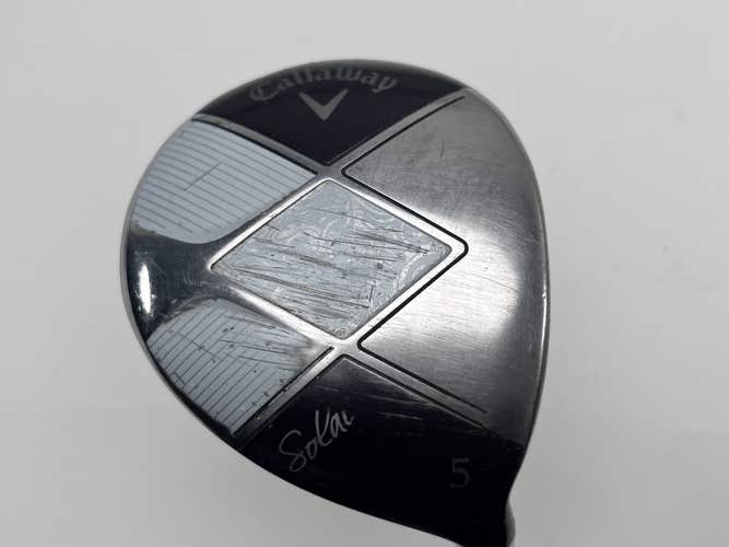 Callaway Solaire 2014 5 Fairway Wood 18* 55g Ladies RH Undersize Grip Dent
