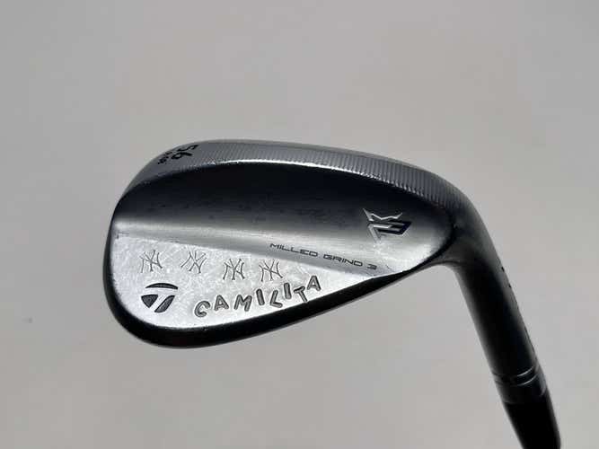 TaylorMade Milled Grind 3 Raw Chrome Wedge 56* 8 Bounce LB Modus 3 Tour Steel RH