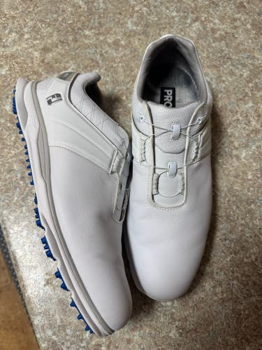 Men's Size 13.0 (W 14.0) Footjoy Pro SL Golf Shoes used Sz 13 boa