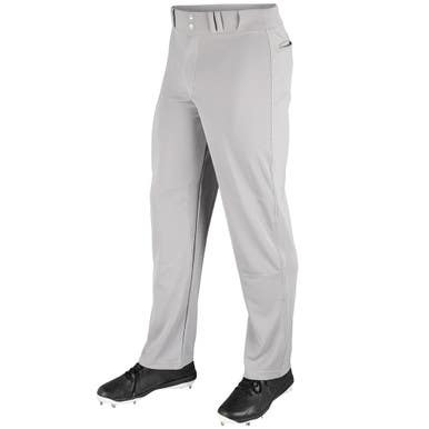 New Open Bottom Baseball Pants Grey- Adult Large 11859-CHP752044693143