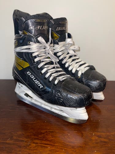 Black 2020 Bauer Supreme Ultrasonic Hockey Skates 8 (Used)