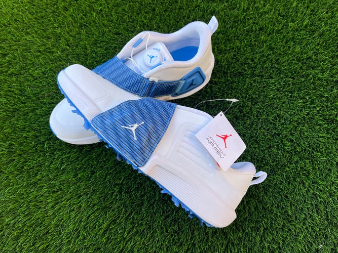 Jordan Air Rev UNC Blue Golf Spikes - Men's Size Men's Size 11 - New