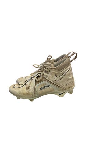 Used Nike Adult FB Cleats White Senior 8.5 11859-S000030217