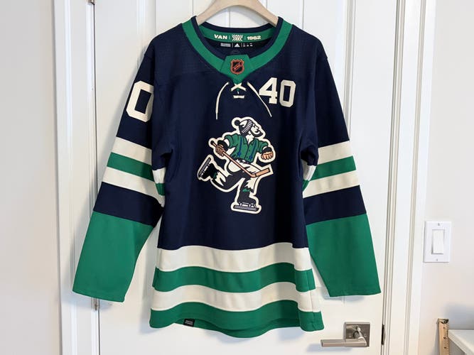 Authentic Adidas Vancouver Canucks Pettersson Reverse Retro Jersey Size 44 XS