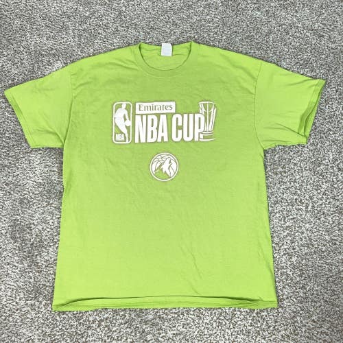 Minnesota Timberwolves Shirt Mens XL NBA Basketball Gildan Emirates NBA Cup
