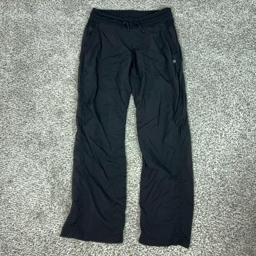 Lululemon Pants Womens 8 Black Lightweight Dance Studio Pockets Gym Workout Gym