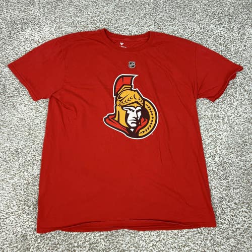 Ottawa Senators Shirt Mens XL Red NHL Hockey Fanatics Brady Tkachuk 7 Tee Sports